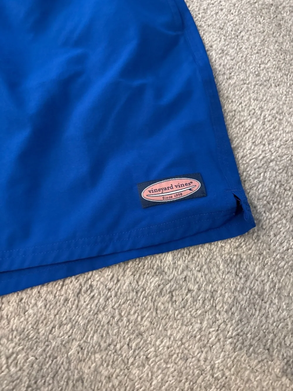 Blue swim trunks